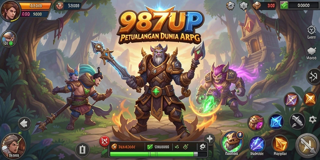 Gameplay seru dalam dunia fantastis 987UP.