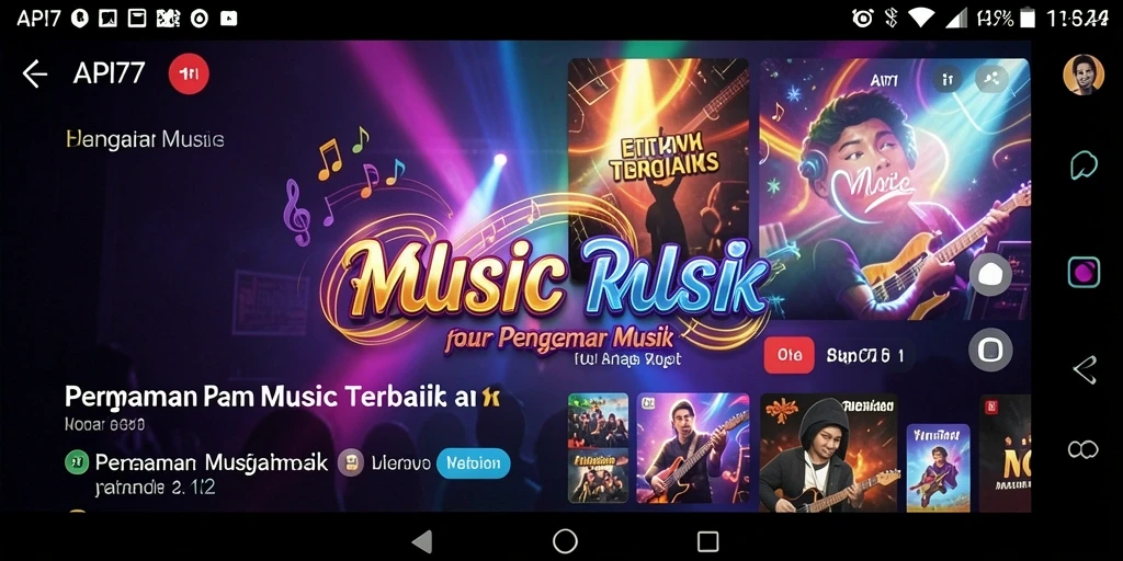 Tampilan gameplay API77 yang seru dan interaktif dengan banyak pilihan lagu.