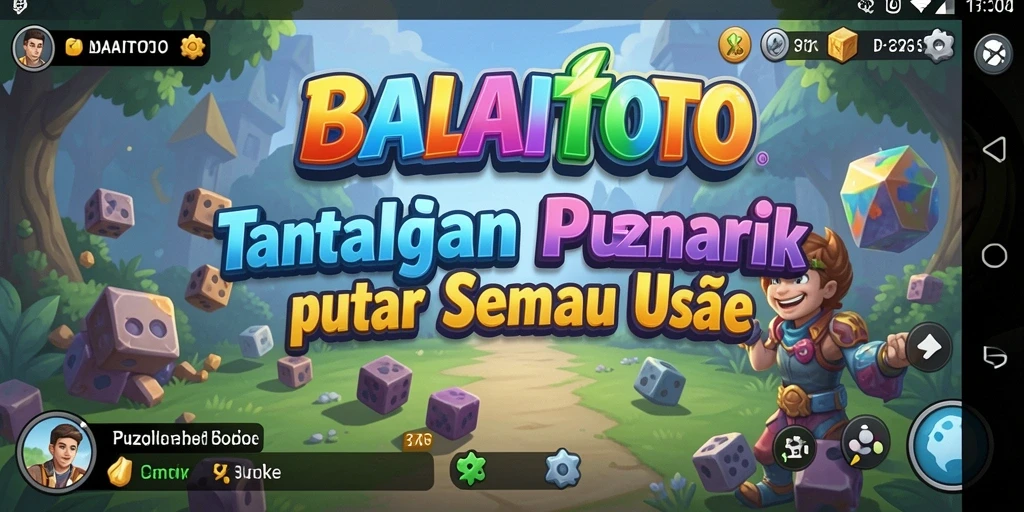 Tampilan gameplay BALAITOTO dengan teka-teki menarik yang menantang.