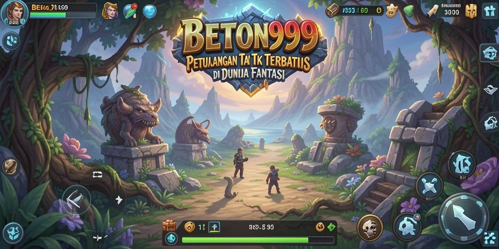 Tampilan aksi petualangan seru di BETON999.