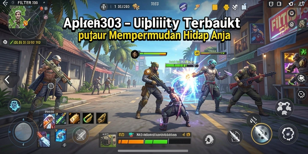 Tampilan antarmuka FILTER303 yang sederhana dan fungsional.
