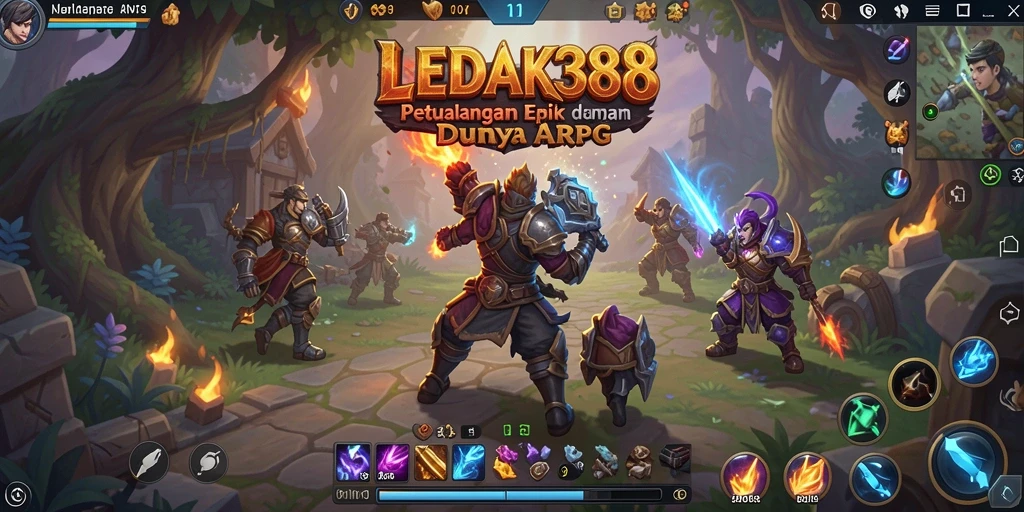 Gameplay mendebarkan dalam <strong>LEDAK388</strong> dengan pertarungan epik dan karakter yang beragam.