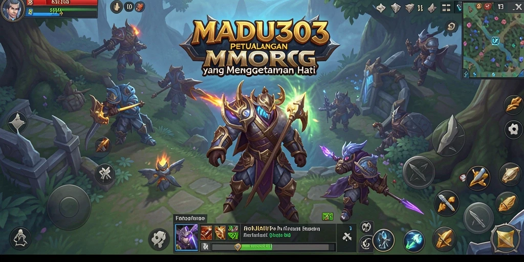 Tampilan gameplay MADU303 dengan aksi seru di dunia MMORPG.