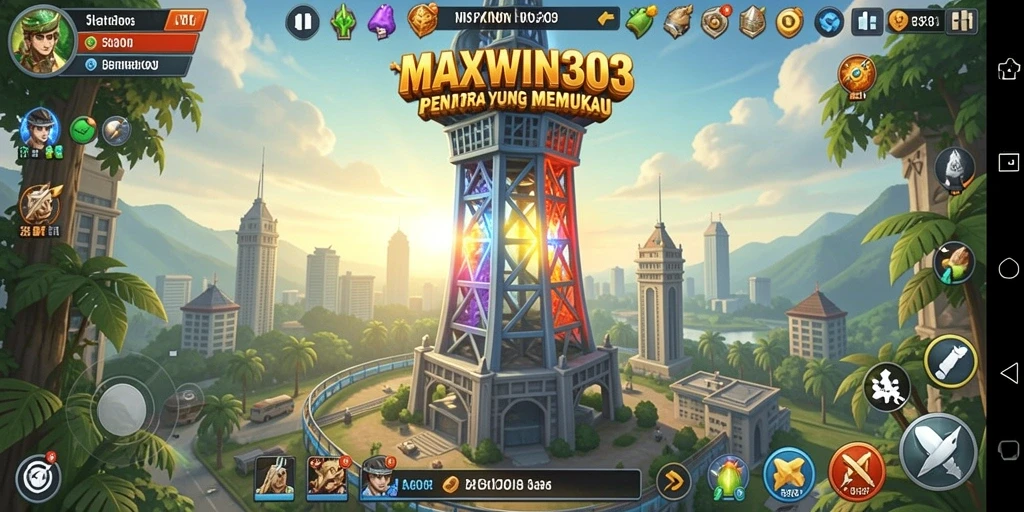 Screenshot gameplay MAXWIN303 yang seru dan strategis.
