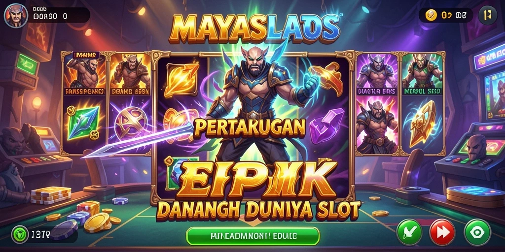 Tampilan gameplay MAYASLOTS yang menantang dan seru.