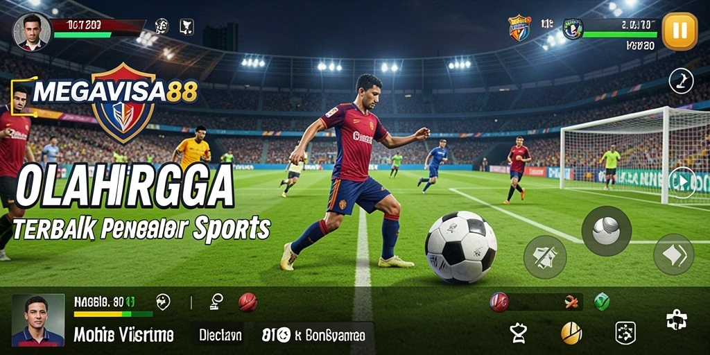 Tampilan gameplay seru dari MEGAVISA88 yang menggambarkan pengalaman olahraga.