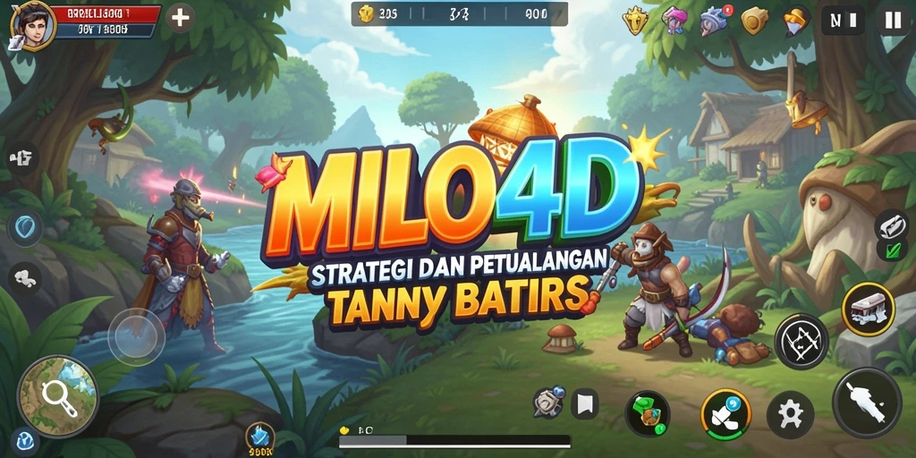 Tangkapan layar menunjukkan pertempuran seru di MILO4D.