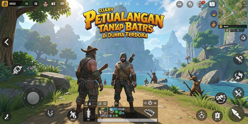 Gameplay OJA89 yang menarik dalam dunia terbuka.