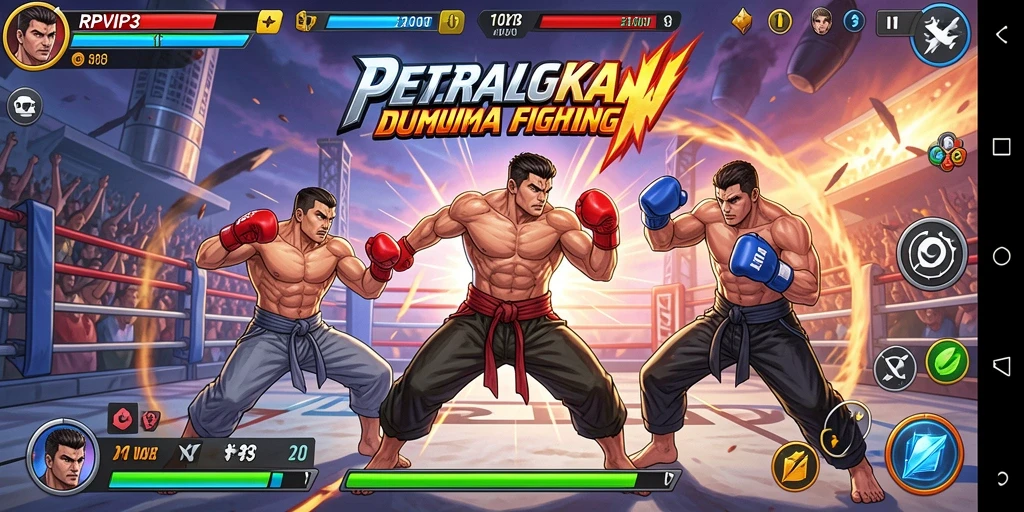 Tampilan gameplay RPVIP3 yang mendebarkan dan penuh aksi.
