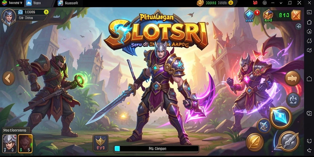 Tangkapan layar <strong>SLOTSRI</strong> menampilkan aksi seru dalam dunia ARPG.