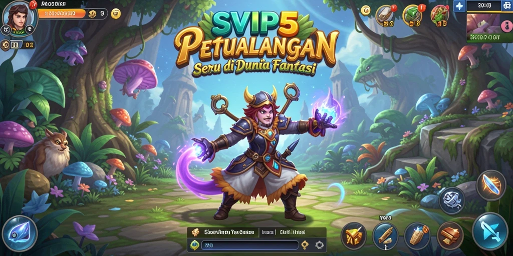 Tampilan gameplay SVIP5 yang memukau dengan petualangan seru.